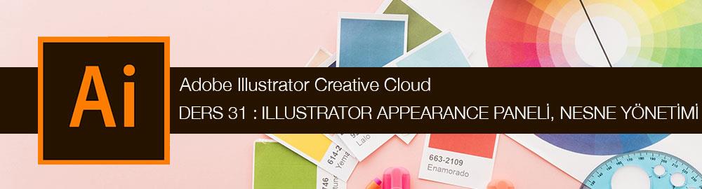 Illustrator Appearance Paneli, Nesne Yönetimi Çizgi ve Dolgu Ayarları